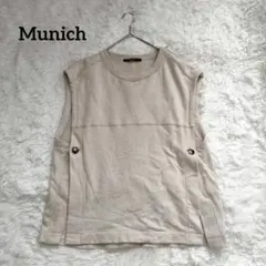 ミューニック フレンチテリーオーバージレ ベスト 裏毛 着回し抜群 洗える