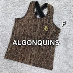 美品★ アルゴンキン タンクトップ ノースリーブ 総柄 刺繍のサムネイル