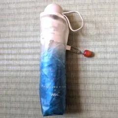 旅する喫茶×Wpc. クリームソーダアンブレラ 　折りたたみ傘　ブルー