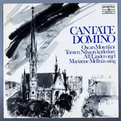 ★超絶レア！スウェーデン完全初出【白地青文字ジャケ/リーフ付】カンターテ・ドミノ