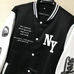 レタープリント★ベースボールジャケット★XL【未使用品】