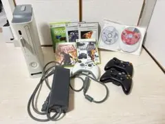 251-Xbox 360 本体　コントローラー3個 ソフト9本　初期化済　動作