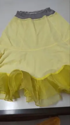 日本製　ダンス用　イエロー　パニエ（M）