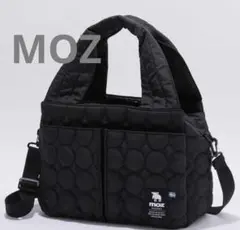【美品】希少moz ショルダーバッグ キルティング ブラック