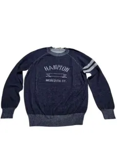 極美品 URBAN RESEARCH ニットプルオーバー カレッジロゴ M相当