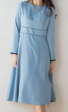 ビアッジョブルー ロングワンピース