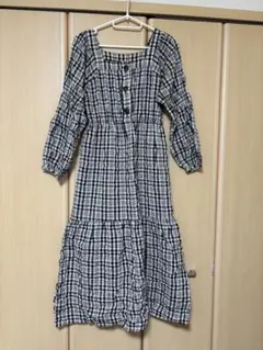 マジェスティックレゴン チェック柄ワンピース Mサイズ