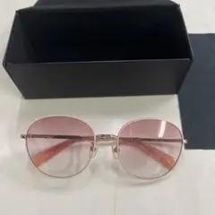 FURLA ピンクレンズ サングラス ケース付き