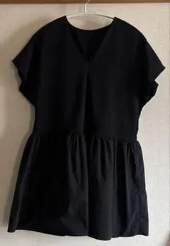 【お値下げ中】23区　ソフトコンパクトポンチ 布帛コンビ カットソー　38のサムネイル