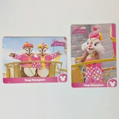 ディズニー ミニーのファンダーランド カード チップ&デール クラリス