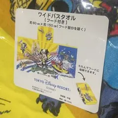 東京ディズニーリゾート タオル 大判 フード付き
