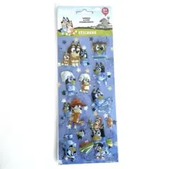 【日本未販売】 ブルーイ BLUEY 3D バブル ステッカー 3枚セット 輸入