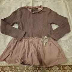 petit main 長袖カットソー 130cm クラシカルデザイン