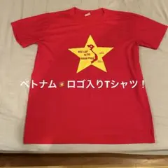 ベトナム国旗イメージプリント Tシャツ Lサイズ