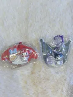 サンリオキャラクターズ　パッケージチャーム＆チョコボーロ　マイメロデイ　クロミ