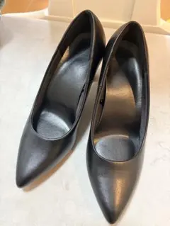 GU ポインテッドトゥ パンプス ブラック 22.0cm
