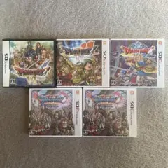 【5点セット】ドラクエ　ゲームソフト　6(DS)／7・8・11×2(3DS)