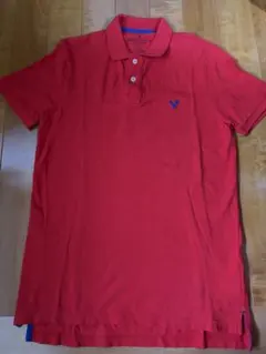 AMERICAN EAGLE OUTFITTERS レッド ポロシャツ Lのサムネイル