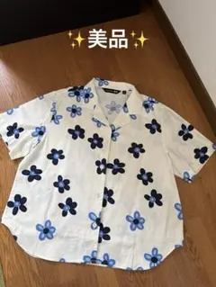 UNIQLO × Marimekko リネンブレンドオープンカラーシャツのサムネイル
