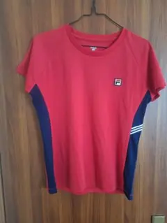 フィラ　ゲームシャツ　Lサイズ　テニス　レディース　赤