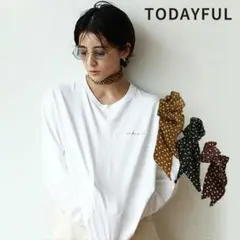 todayful ドットシフォンスカーフのサムネイル