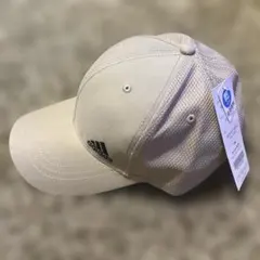 adidas 吸汗速乾 ベージュキャップ フリーサイズ
