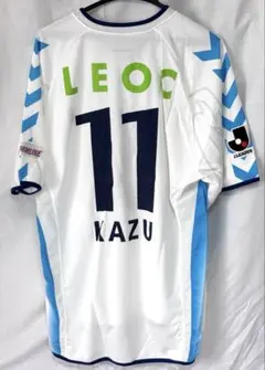 横浜FC06 KAZU 11ホーム XO長袖 カズ 三浦知良 ヒュンメル ユニ - メルカリ