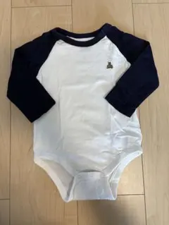 新品 baby GAP ラグランロンパース