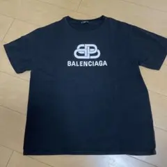 4056【人気・美品】ポルトガル製 バレンシアガ BBセンターロゴ Tシャツ