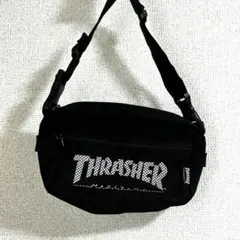 THRASHER ブラックショルダーバッグ スラッシャーのサムネイル