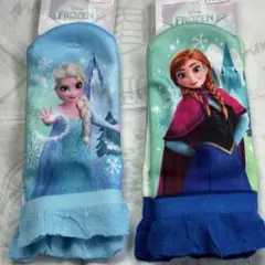 【新品】アナ雪　靴下　キッズ　エルサ　アナ　２足セット　13~19cm