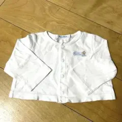 familiar ホワイト カーディガン　70サイズ