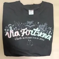 ClariS 2024 ツアーTシャツ Via Fortuna M 黒 限定