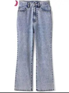 GRLハイウエストセミフレアデニムパンツ