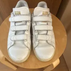 adidas スタンスミス　ベルクロ　スニーカー24cm ホワイト