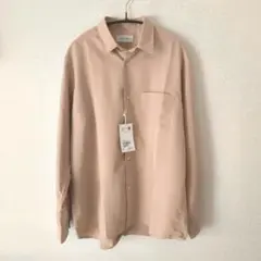 未使用 ADAM ET ROPÉ リラックス ドレープ レーヨンスエード シャツ