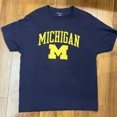Champion MICHIGAN Tシャツ XL ネイビー