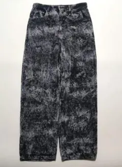 ZARA ザラ アシッドウォッシュ コーデュロイ ワイド パンツ