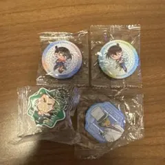 くら寿司 コラボ 名探偵コナン 缶バッジ 4個セット