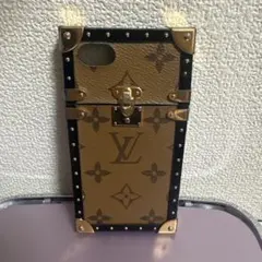 ルイヴィトン アイ・トランク iPhone X XS ケース ローズバレリーヌ