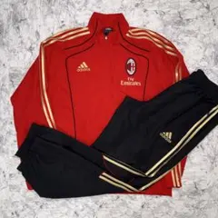 2013-2014 adidas ACミラン ナイロン ジャージ 上下 - メルカリ