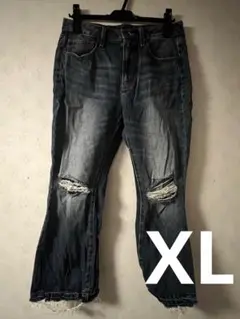 GU 大きいサイズ XL ダメージジーンズ