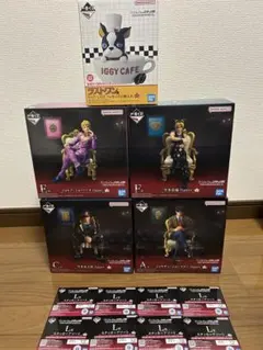 ジョジョワールド　一番くじ　A B E F ラストワン　ジョルノ　承太郎　徐倫