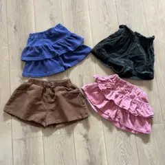キュロット　ショートパンツ　4点セット　まとめ売り