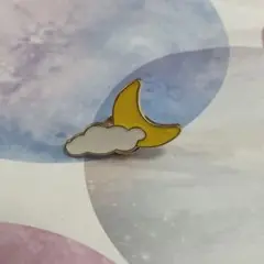 月　雲　ピンバッジ　ピンズ