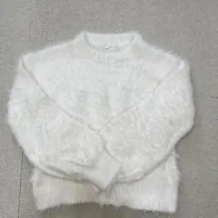 GU フェザーヤーンセーター トップス ガールズ 130cm