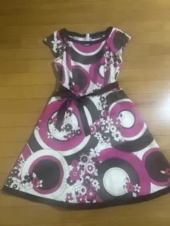 MS GRACY フラワープリント ワンピース 40