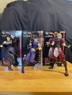 ジョジョ一番くじ フィギュア B ディオ E リサリサ ラストワン ジョセフ