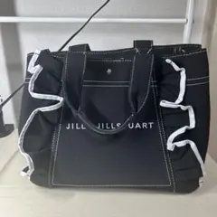 JILL BY JILLSTUART フリルトートバッグ ブラック 黒