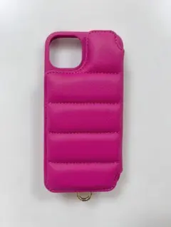 8/31まで！DEMIU iPhone13ケース マゼンタ ストラップ付き ほぼ新品！DEMIU iPhone13ケース マゼンタ ストラップ付き - メルカリ
